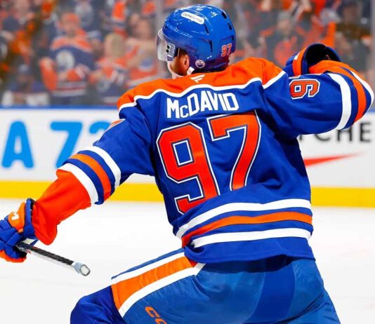 NHL News: McDavid’s Hat Trick & Huge Trade Rumors Connor McDavid celebrates hat trick goal for Edmonton Oilers against Seattle Kraken on December 4, 2025.