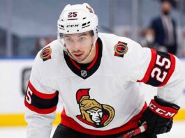 Ottawa Senators Trade Rumors: St. Louis Blues’ Jordan Kyrou Trade Package Revealed Jordan Kyrou in Ottawa Senators away uniform and helmet - NHL trade rumors analysis