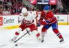 Carolina Hurricanes vs. Montreal Canadiens Game 5 (May 29, 2026): Key Playoff Moments - Nick Suzuki and Taylor Hall Battling for the Puck