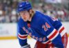 New York Rangers Trade Rumors: Dallas Stars Roope Hintz Roope Hintz in a New York Rangers home uniform as analyzed in Dallas Stars trade rumors.