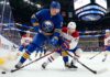 Montreal Canadiens vs Buffalo Sabres NHL Playoff Game Action