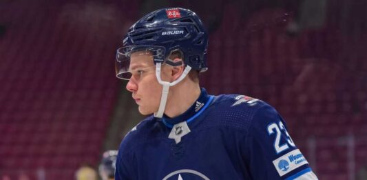 Alberts Šmits Winnipeg Jets: 2026 NHL Draft #8 Pick Analysis Alberts Šmits Winnipeg Jets 2026 NHL Draft prospect concept photo