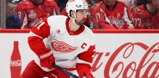 Dylan Larkin Trade Rumors: Why the Detroit Red Wings May Keep Their Captain Dylan Larkin Detroit Red Wings captain skating past Coca-Cola boards as NHL trade rumors continue around Steve Yzerman’s offseason plans