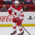 Ilya Morozov St. Louis Blues: Why He Is the Perfect #15 Pick Ilya Morozov in Miami University (Ohio) hockey uniform, 2026 St. Louis Blues draft prospect