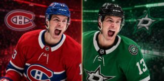 Mathew Barzal Trade Rumors: Canadiens, Stars Interested in New York Islanders Forward Mathew Barzal split image in Montreal Canadiens and Dallas Stars jerseys as New York Islanders trade rumors link both NHL teams to the star forward