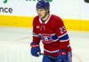 Matthew Knies Trade Rumors: Why the Canadiens & Maple Leafs Deal Failed An imagined photo of hockey player Matthew Knies in a Montreal Canadiens home jersey on the ice.