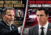 2026 Stanley Cup Final: Vegas Golden Knights vs. Carolina Hurricanes Coaching Matchup Graphic showing Carolina Hurricanes coach Rod Brind'Amour and Vegas Golden Knights coach John Tortorella for the 2026 Stanley Cup Final coaching clash deciding factor.