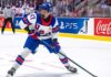 Wyatt Cullen: Why the Nashville Predators Should Draft Him #10 USNTDP forward Wyatt Cullen, a top 2026 NHL Draft prospect for the Nashville Predators, controls the puck during a game.