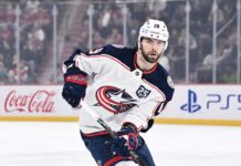 Could Adam Fantilli Cost the Columbus Blue Jackets More Than $14 Million? Adam Fantilli skating for the Columbus Blue Jackets as contract rumors suggest his next deal could exceed a $14 million AAV.