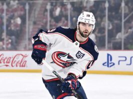 Could Adam Fantilli Cost the Columbus Blue Jackets More Than $14 Million? Adam Fantilli skating for the Columbus Blue Jackets as contract rumors suggest his next deal could exceed a $14 million AAV.