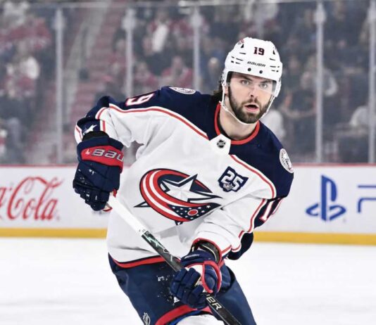 Could Adam Fantilli Cost the Columbus Blue Jackets More Than $14 Million? Adam Fantilli skating for the Columbus Blue Jackets as contract rumors suggest his next deal could exceed a $14 million AAV.