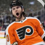 Adam Fantilli Flyers Rumor: Could Philadelphia Target the Columbus Blue Jackets Center? Adam Fantilli wearing a Philadelphia Flyers home jersey amid rumors he could become the Flyers’ next offer-sheet target.