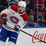 Will the Montreal Canadiens Trade Arber Xhekaj for a Second-Line Center? Arber Xhekaj skating for the Montreal Canadiens as trade rumors link the defenceman to a possible package for a second-line center.