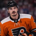 Arber Xhekaj to the Philadelphia Flyers? Why This Canadiens Trade Rumor Won’t Go Away Arber Xhekaj wearing a Philadelphia Flyers home jersey amid NHL trade rumors involving the Montreal Canadiens.