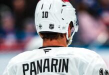 Artemi Panarin Point Projections 2026-27: Los Angeles Kings Fantasy Outlook Artemi Panarin looking down the ice as he hopes to improve on his 2026-27 fantasy hockey point projection.
