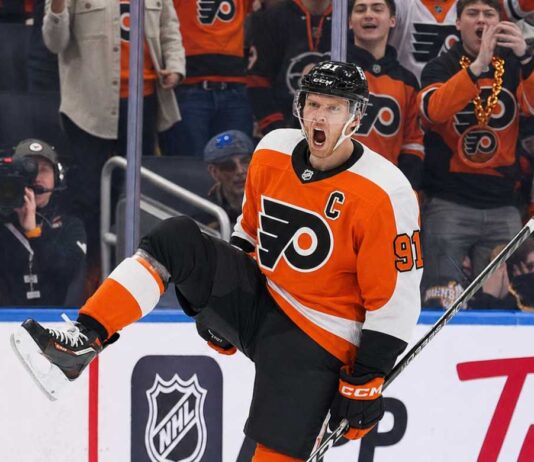 Could Connor McDavid End Up With the Philadelphia Flyers? Connor McDavid wearing a Philadelphia Flyers home jersey as trade rumors link the Edmonton Oilers captain to Philadelphia