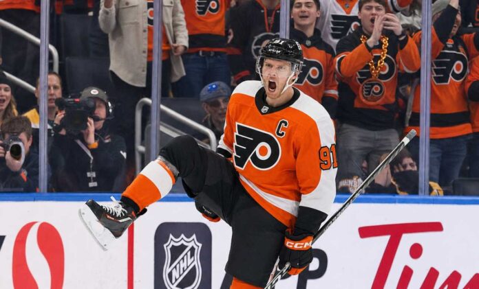 connor-mcdavid-flyers-trade-rumor Connor McDavid wearing a Philadelphia Flyers home jersey as trade rumors link the Edmonton Oilers captain to Philadelphia
