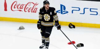 David Pastrnak Point Projections 2026-27: Can He Reach 108 Points? David Pastrnak in a Boston Bruins jersey during a hat trick celebration, featured in our 2026-27 fantasy hockey point projection.