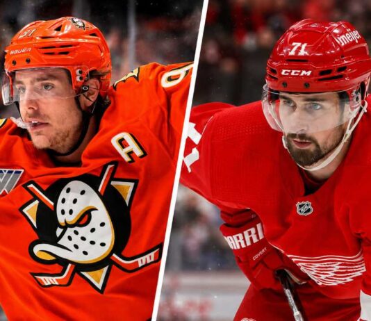 Dylan Larkin to Anaheim Ducks? How the Leo Carlsson Offer Sheet Could Spark a Blockbuster Leo Carlsson of the Anaheim Ducks and Dylan Larkin of the Detroit Red Wings featured in NHL trade rumor analysis