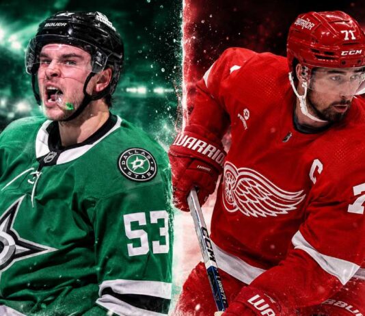 Dylan Larkin Open to Dallas Stars Trade, but Steve Yzerman Wants Wyatt Johnston Wyatt Johnston of the Dallas Stars and Dylan Larkin of the Detroit Red Wings featured in a split image amid NHL trade rumors.