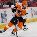 Philadelphia Flyers Could Target Dylan Larkin After Missing on Leo Carlsson Dylan Larkin wearing a Philadelphia Flyers home jersey amid trade speculation involving the Detroit Red Wings