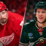 Dylan Larkin Trade Rumor: Detroit Red Wings Want Matt Boldy From Minnesota Wild Dylan Larkin and Matt Boldy split image for Detroit Red Wings and Minnesota Wild trade rumor analysis