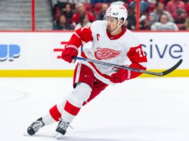 Dylan Larkin to the Philadelphia Flyers? Why This Trade Rumor Is Gaining Momentum Dylan Larkin skating in a Detroit Red Wings away jersey amid NHL trade rumors linking the Red Wings captain to Philadelphia