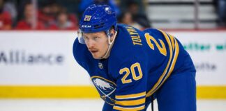 Why Eeli Tolvanen Could Be the Buffalo Sabres’ Smartest Remaining Offseason Move Eeli Tolvanen wearing a Buffalo Sabres home jersey amid NHL free-agent rumors linking him to Buffalo