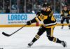 Elias Pettersson Linked to Pittsburgh Penguins in Blockbuster Trade Rumor Elias Pettersson wearing a Pittsburgh Penguins home jersey while taking a powerful shot during an NHL game