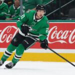 What Will the Dallas Stars Do Next With Jason Robertson? Jason Robertson skating for the Dallas Stars following his one-year, $12 million contract, with his long-term future and 2027 free agency still uncertain.