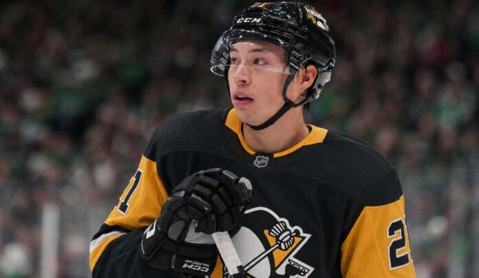 jason-robertson-dallas-stars-pittsburgh-penguins-trade-rumors Jason Robertson wearing a Pittsburgh Penguins home jersey in NHL trade rumors linking the Dallas Stars star to Pittsburgh after Nick Robertson trade