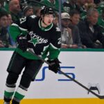 The Jason Robertson Situation Just Became Much More Dangerous for the Dallas Stars Jason Robertson skating for the Dallas Stars as NHL trade rumors grow ahead of his salary arbitration case