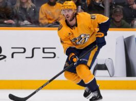 Will the Nashville Predators Trade Jonathan Marchessault? Jonathan Marchessault skating for the Nashville Predators amid NHL trade rumors and speculation about his future in Nashville