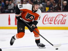 Leo Carlsson Offer Sheet: Flyers Sign Ducks Star to $90 Million Deal Leo Carlsson Philadelphia Flyers offer sheet photo after signing a five-year $90 million contract with Anaheim Ducks decision pending