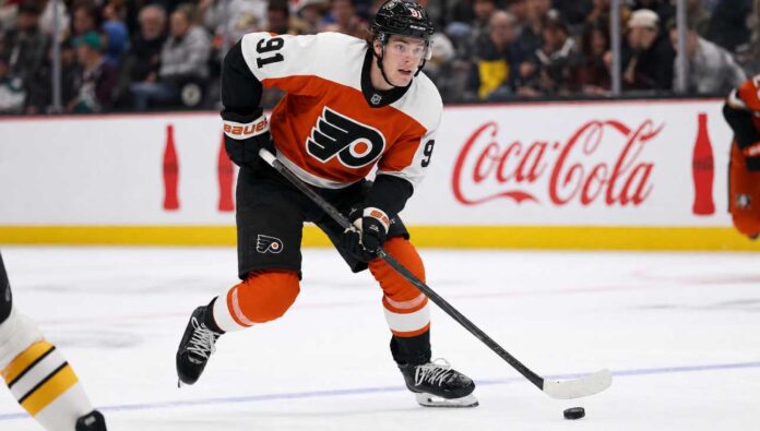 leo-carlsson-flyers-offer-sheet-90-million.jpg Leo Carlsson Philadelphia Flyers offer sheet photo after signing a five-year $90 million contract with Anaheim Ducks decision pending