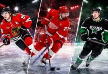 NHL News Today: Bedard Contract Drama, Larkin Trade Price and Robertson Arbitration Connor Bedard, Dylan Larkin and Jason Robertson featured in a three-way split image for the latest NHL news and trade rumors.
