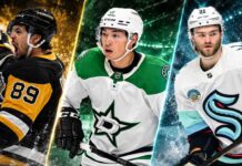 NHL News Today: Nick Robertson Signs as Jason Robertson and Shane Wright Trade Buzz Builds Nick Robertson, Jason Robertson and Shane Wright featured in a three-way split image highlighting the latest NHL news and trade rumors.