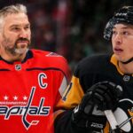 Alex Ovechkin and Jason Robertson split image for latest NHL News, featuring Ovechkin’s Capitals return and Robertson trade rumors.