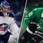 Jet Greaves and Jason Robertson featured in a split image for the latest NHL news, contract updates and NHL trade rumors