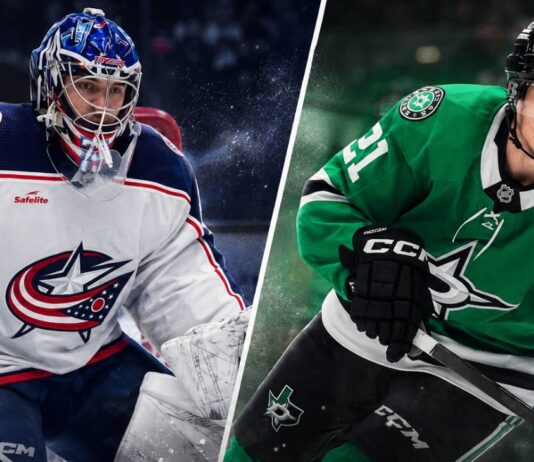 Jet Greaves and Jason Robertson featured in a split image for the latest NHL news, contract updates and NHL trade rumors