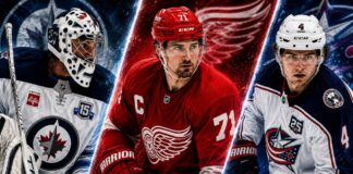 Connor Hellebuyck, Dylan Larkin and Cole Sillinger featured in the latest NHL news and trade rumors for July 25, 2026