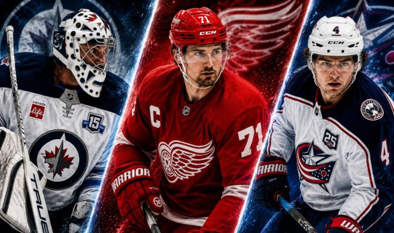 Connor Hellebuyck, Dylan Larkin and Cole Sillinger featured in the latest NHL news and trade rumors for July 25, 2026