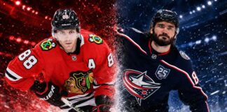 Patrick Kane and Kirill Marchenko featured in a split image highlighting the latest NHL news and NHL trade rumors for July 27, 2026