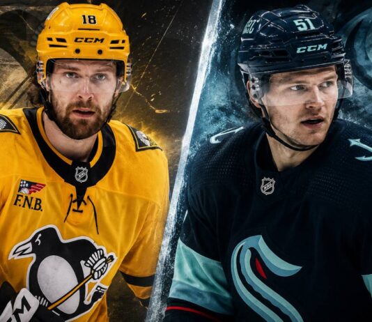 NHL News Today: Tommy Novak Signs New Contract as Shane Wright Trade Buzz Builds Tommy Novak and Shane Wright featured in a split image for the latest NHL News, Penguins contract update and Rangers-Kraken trade rumors