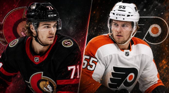 rasmus-ristolainen-ottawa-senators-flyers-trade-rumors Ridly Greig of the Ottawa Senators and Rasmus Ristolainen of the Philadelphia Flyers featured in NHL trade rumors