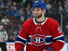 Shane Wright Trade Rumors: Why the Montreal Canadiens Could Target the Seattle Kraken Center Shane Wright wearing a Montreal Canadiens home jersey amid trade rumors linking the Seattle Kraken center to Montreal