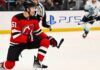New Jersey Devils Linked to Shane Wright in Seattle Kraken Trade Rumors Shane Wright in a New Jersey Devils home jersey during Seattle Kraken trade rumors