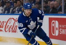 William Nylander Point Projections 2026-27: Can He Reach 100 Points? William Nylander skating for the Toronto Maple Leafs during his 2026-27 fantasy hockey point projection.