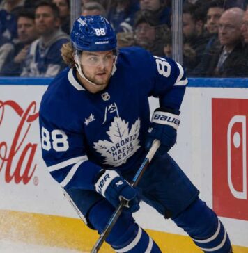 William Nylander Point Projections 2026-27: Can He Reach 100 Points? William Nylander skating for the Toronto Maple Leafs during his 2026-27 fantasy hockey point projection.