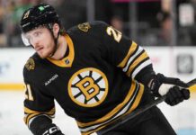 Alexander Nikishin Trade Rumors: Could the Bruins Make the Hurricanes an Offer? Alexander Nikishin in a Boston Bruins home jersey amid NHL trade rumors involving the Carolina Hurricanes